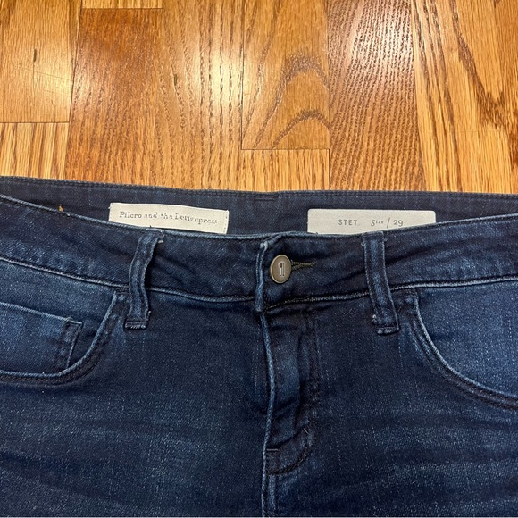 Anthropologie Pilcro and the Letterpress Denim Shorts Jeans Shorts Dark Wash 29 - Picture 3 of 9